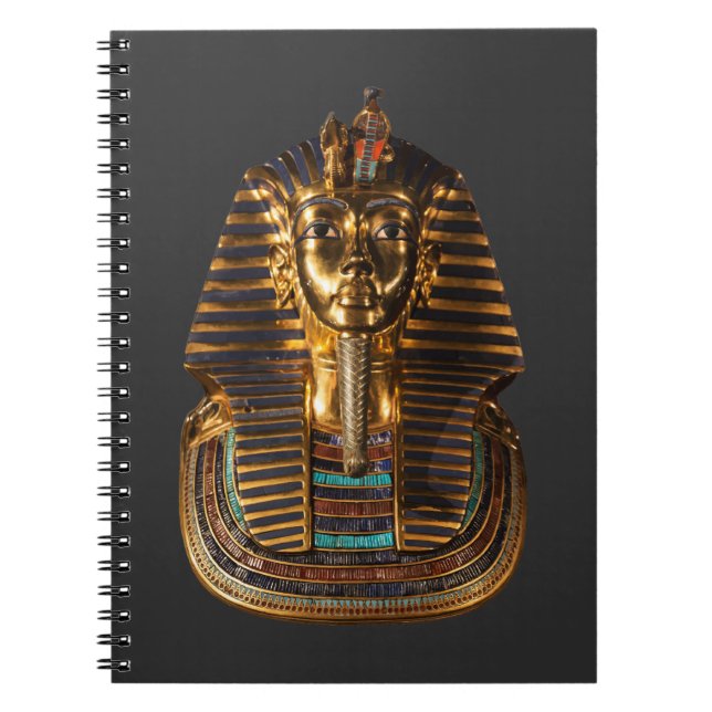 Tutankhamun The Egyptian King – Ancient Royal Maje Notebook (Front)