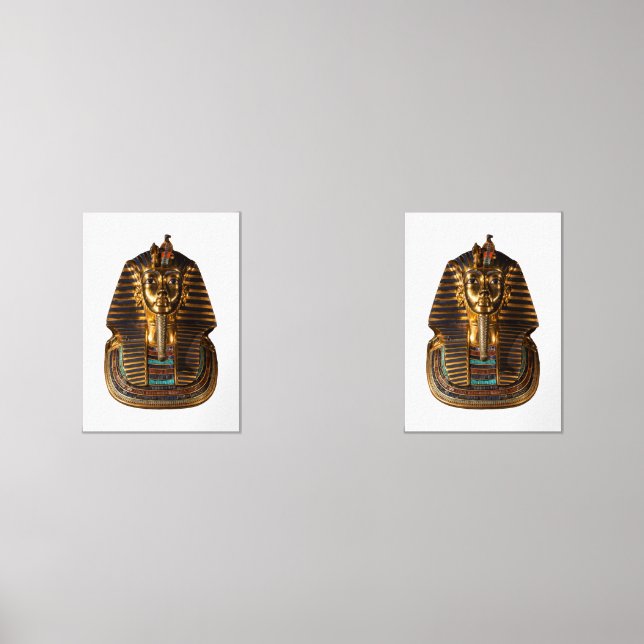 Tutankhamun The Egyptian King – Ancient Royal Maje Wall Art Sets (Front)