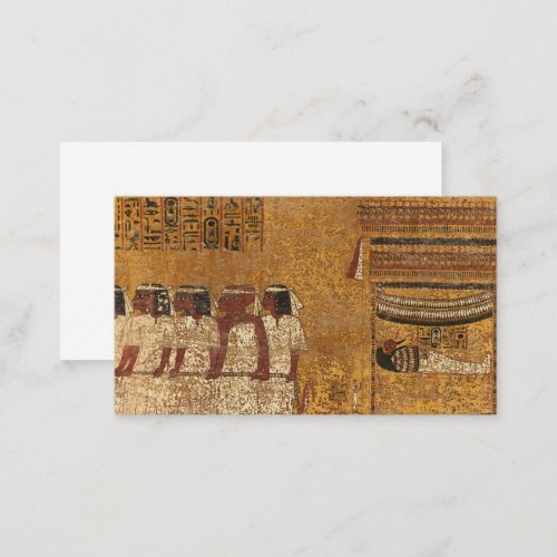 Tutankhamun Tomb East Wall Business Card