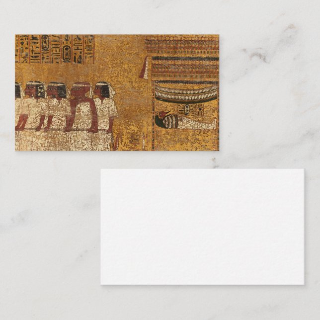 Tutankhamun Tomb, East Wall Business Card (Front/Back)