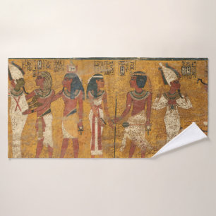 Tutankhamun Tomb, North Wall Bath Towel