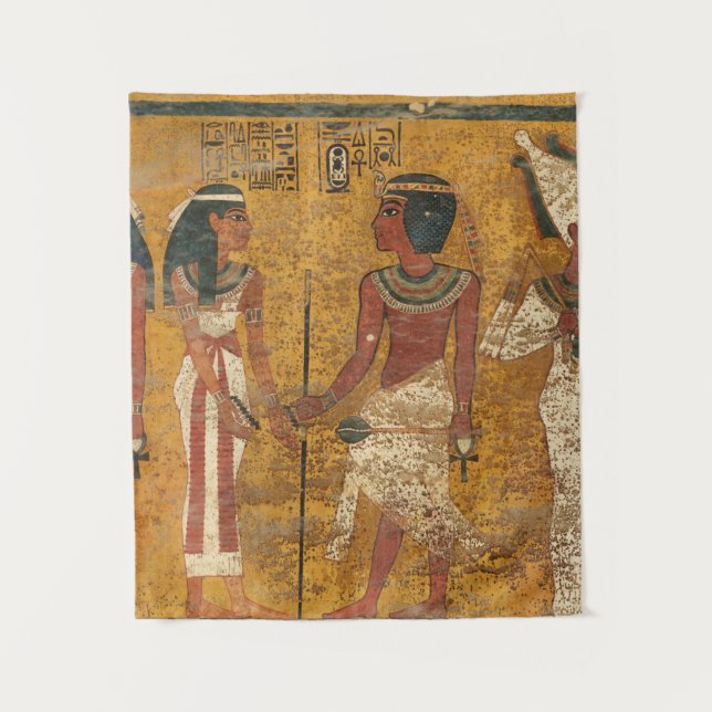 Tutankhamun Tomb, North Wall Tapestry (Front)