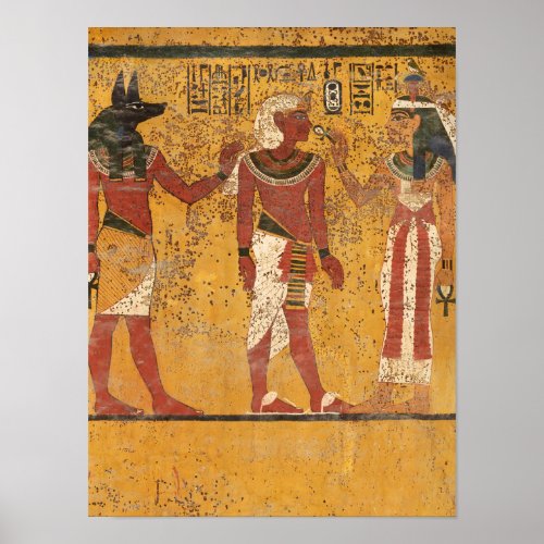 Tutankhamun Tomb South Wall Poster