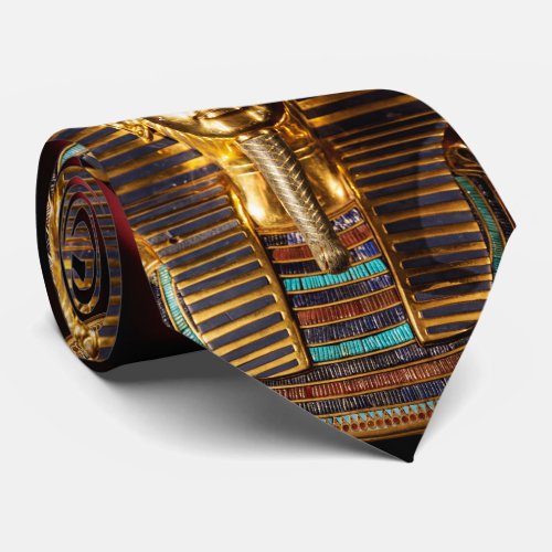 Tutankhamuns Golden Mask Neck Tie