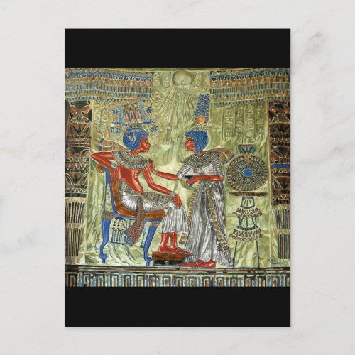 Tutankhamuns Throne Postcard