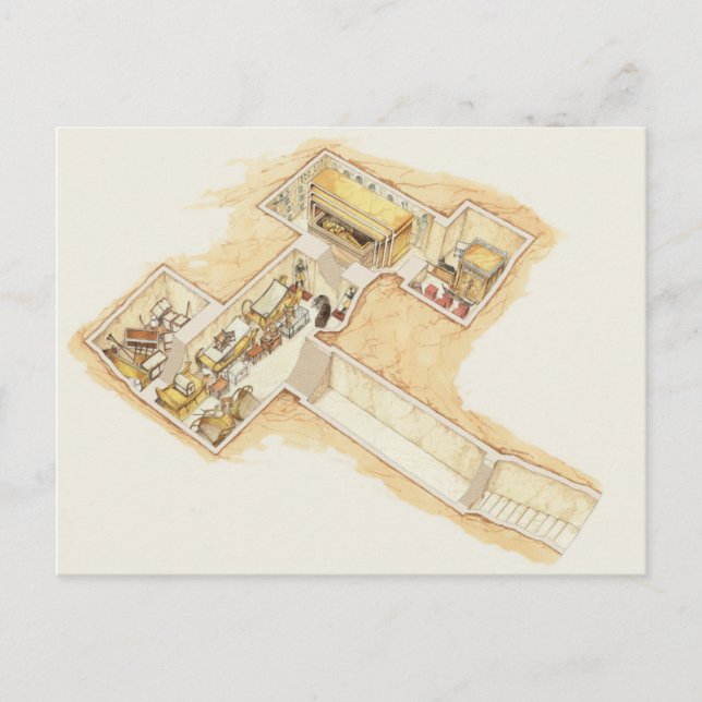 Tutankhamun's Tomb Postcard (Front)