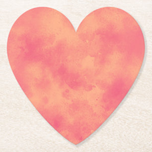 Tuti Fruity Heart  Paper Coaster