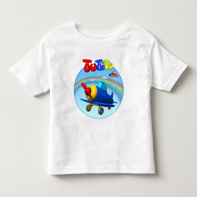 TuTiTu Airplane Toddler T-Shirt (Front)