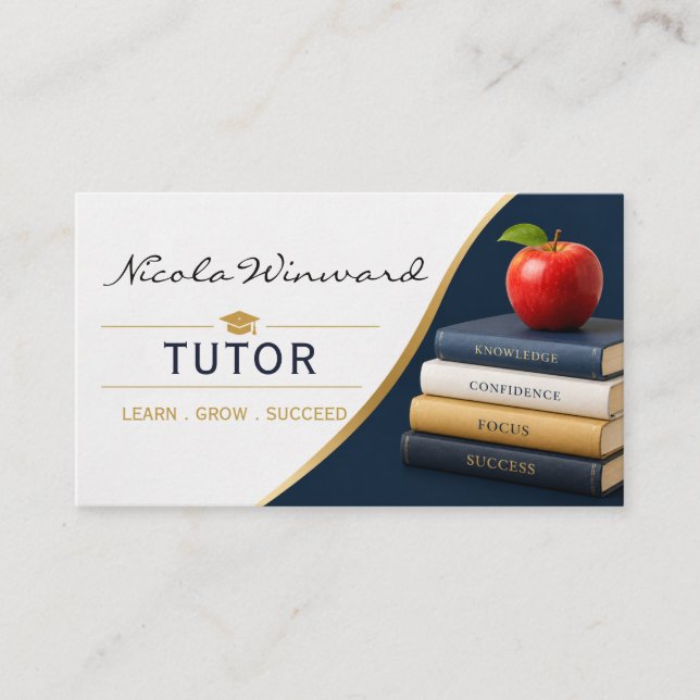 Tutor Business Card (Front)