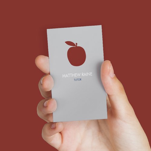 Modern Business Card | Tutor, Teacher, Organic.