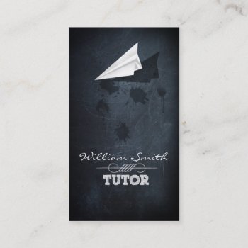 Tutor Business Card by KeyholeDesign at Zazzle