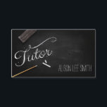 Tutor chalkboard business card<br><div class="desc">Tutor chalkboard</div>