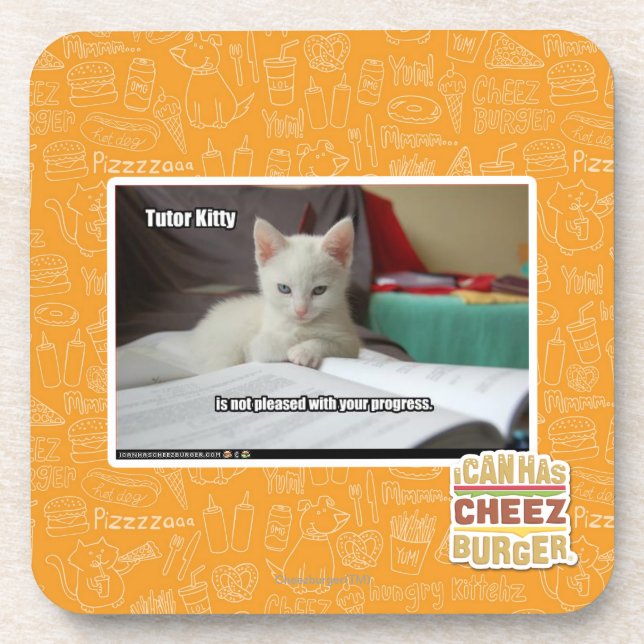 Tutor Kitty Coaster (Front)