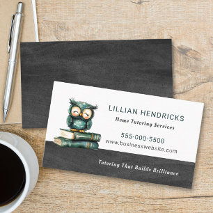 Tutor Teacher Home School Education Business Card
