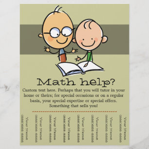Tutor Tutoring Math Reading promo tear sheet