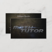 Tutorial Math Business card (Front/Back)