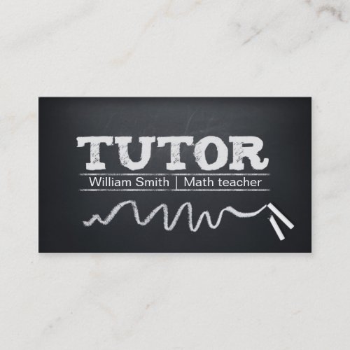 Tutorial MathTutorial Any Business Card