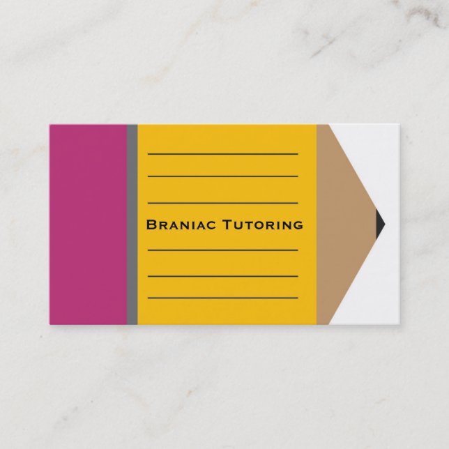 Tutoring Business Card (Front)