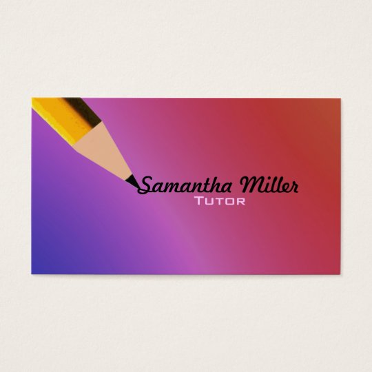 Tutoring Business Cards