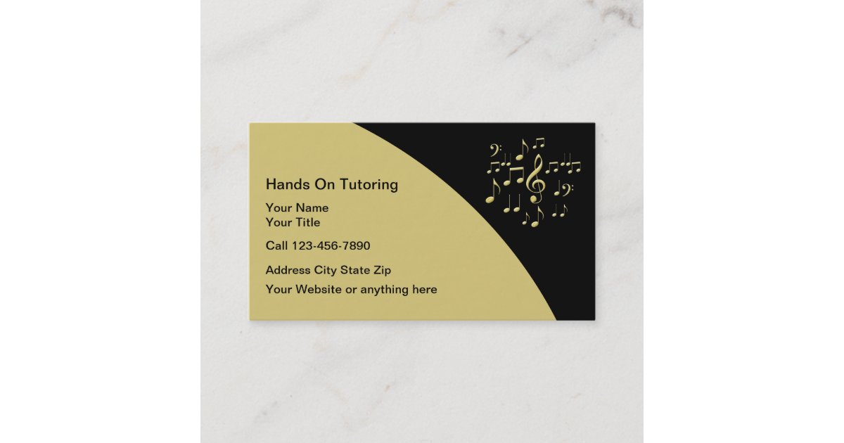 Tutoring Business Cards Zazzle