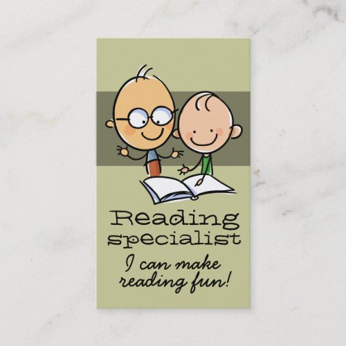 Tutoring Tutor Teacher Custom template card Business Card