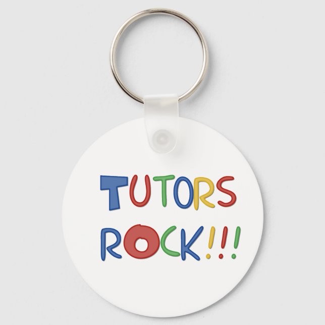 Tutors Rock Keychain (Front)