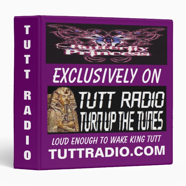 Tutt Radio Butterfly Princess's Binder (Front/Spine)
