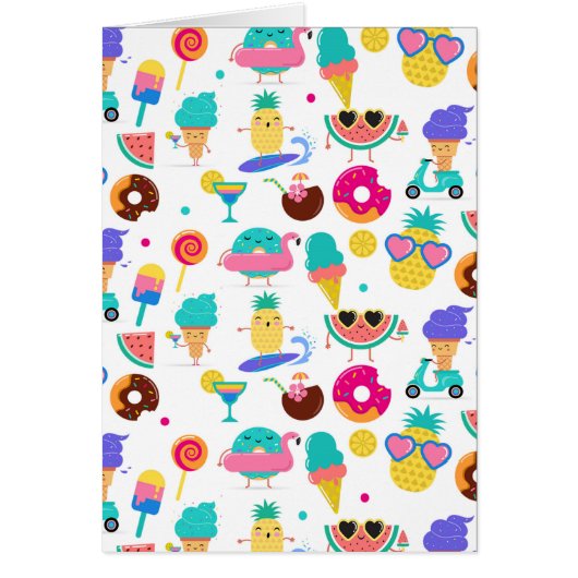 Tutti Fruitti Summer Fruit Ice Cream Treats Party (Front)