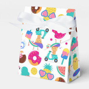 Tutti Fruitti Summer Fruit Ice Cream Treats Party Favor Boxes