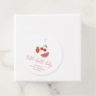 Tutti Frutti Baby Shower Favor Tags