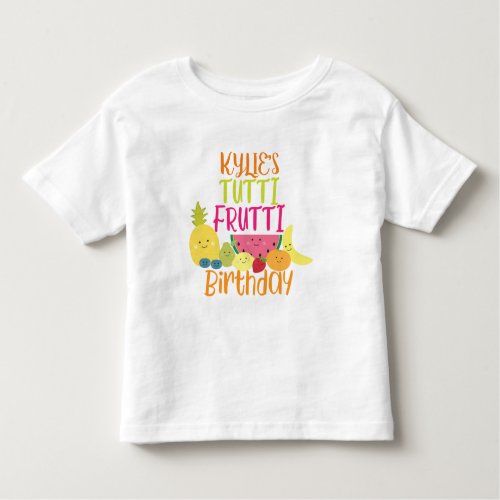 Tutti Frutti Brithday Party Toddler T_shirt