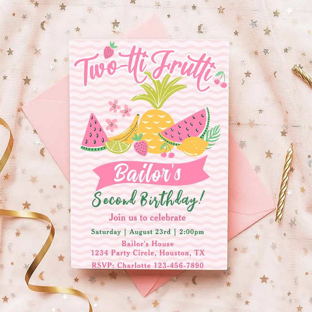 Tutti Frutti | Fruit Party Birthday Invitation (Creator Uploaded)