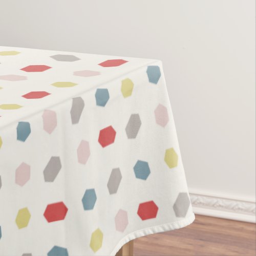 Tutti Frutti Geometric Pattern Print  Tablecloth