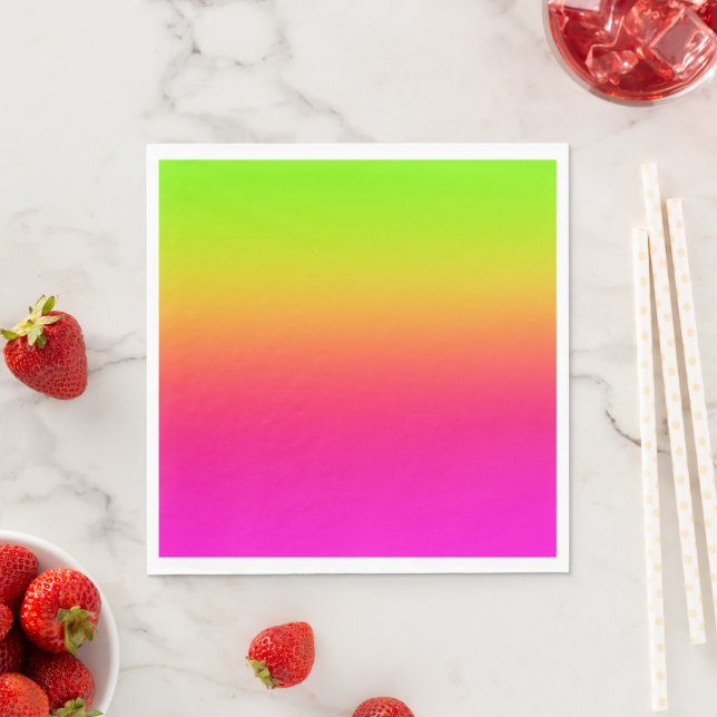Tutti Frutti Gradient Napkins (Insitu)