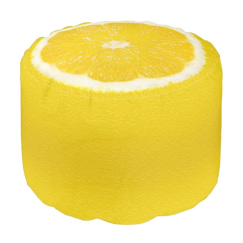 Tutti Frutti Lemon Slice Funny Pouf