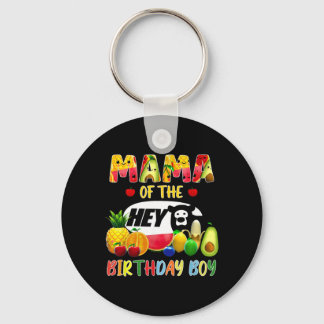 Tutti Frutti Mama Of The Birthday Boy Fruit Party Keychain