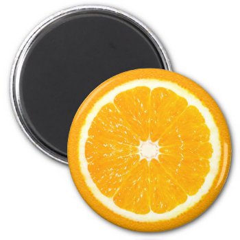 Tutti Frutti Orange Slice Magnet by BluePlanet at Zazzle
