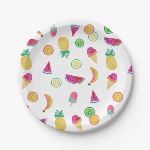 Tutti Frutti Paper Plates