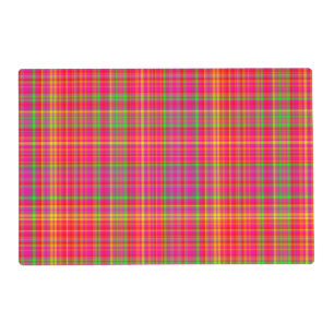 Tutti Frutti PLAID 5-LAMINATED PLACE MAT