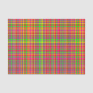 Tutti Frutti PLAID-8-TISSUE WRAPPING PAPER