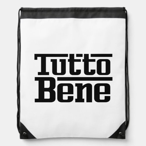 Tutto Bene Drawstring Bag