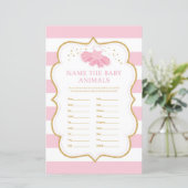 Tutu ballerina name the baby animals baby game (Standing Front)