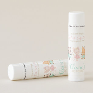 Tutu Cute Ballerina Animal Ballet Party favor Lip Balm