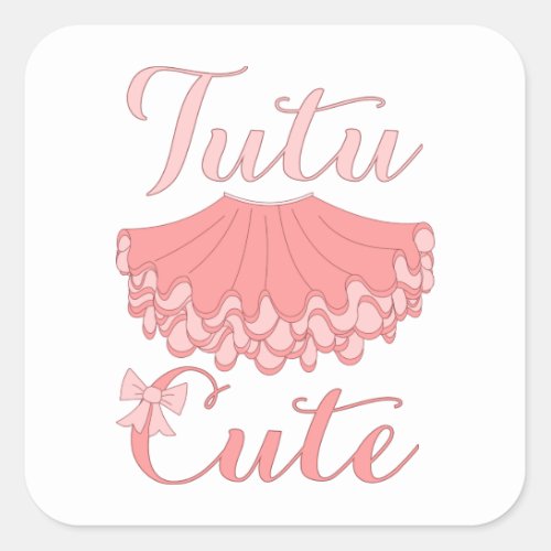 Tutu Cute Ballet Sticker