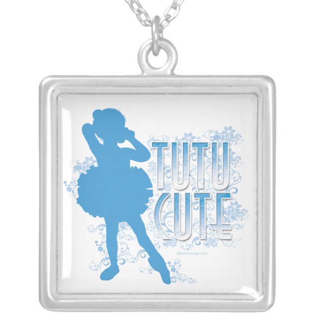 TuTu Cute (blue) necklace (Front)