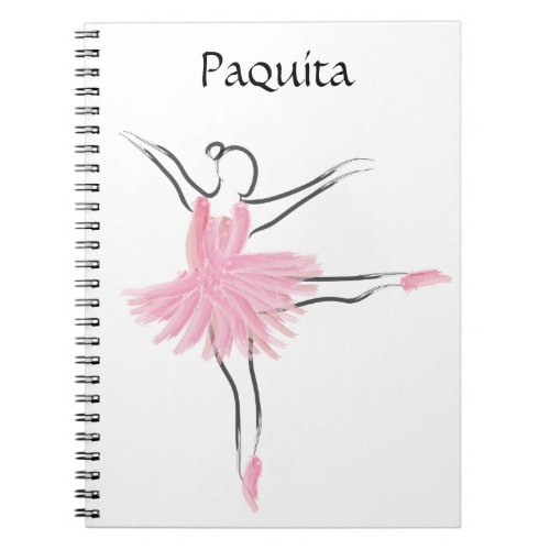 Tutu Love Ballerina Notebook Paquita