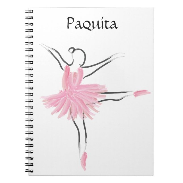 Tutu Love Ballerina Notebook Paquita (Front)