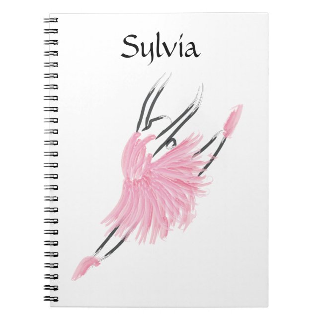 Tutu Love Ballerina Notebook Sylvia (Front)