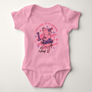 Tutu Piggy 1st Birthday Custom Baby Bodysuit