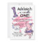 Tutu Piggy 1st Birthday Custom Invitations